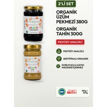 Soul Kitchen Organik Ürünler Organik Tahin ** Organik Üzüm Pekmezi (Soğuk Sıkım) (Şeker Ilavesiz) Avantaj Set