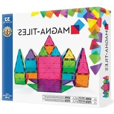 Aesco Manyetik 3D Yapı Taşları Seti, 32 Parça, Farklı Renkler