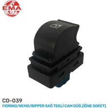 Universal Cam Kaldırma Anahtarı (Iğne Soket) Sağ Tekli Fıat Fıorıno/ Cıtroen Nemo/ Peugeot Bıpper