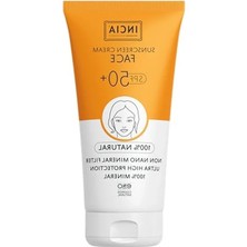 Aesco Yüksek Koruma SPF50 Mineral Filtreli Doğal Yüz Güneş Kremi, 50 ml