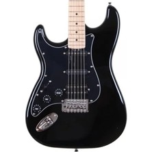 Aesco Siyah Elektro Gitar - Meg-3bk Modeli, Estetik Görünüm