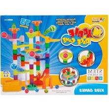 Aesco 73 Parçadan Oluşan Marble Race Oyun Seti, Eğlenceli Yarış Deneyimi