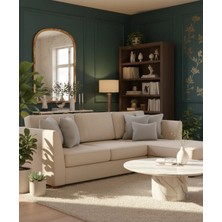Sister Home Design Kadifemsi Dokulu, Fermuarlı Kırlent ( Yastık )Kılıfı