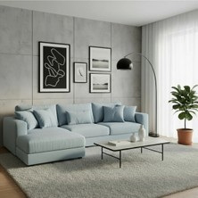 Sister Home Design Kadifemsi Dokulu, Fermuarlı Kırlent ( Yastık )Kılıfı