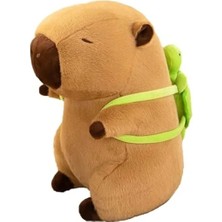 Aesco Peluş Capybara Hayvan ve Çocuklar Için Çantası ile Hediye