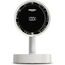 Aesco Masaüstü Fan, 100 Kademe Otomatik Salınım ve 2000MAH Güç Kaynağı