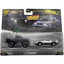 Aesco Back To The Future Temalı 2'li Paket Araç Seti, Eğlenceli Koleksiyon ve Oyun Için