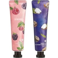 Aesco Shea Butter ve Frambuaz Şaraplı El Kremi Seti
