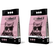 Aesco Parfümlü Topaklanan Kedi Kumu, Bebek Pudrası Aromalı, 20 Litre