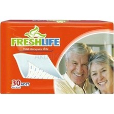 Freshlife 60 x 90 cm Yatak Koruyucu Örtü 120 Adet Tek Kullanımlık Hijyenik Kullanım İçin Pratik