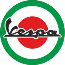Sticker Atölyesi Vespa Sticker - 14198