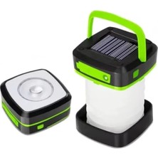Aesco Güneş Enerjili Suya Dayanıklı Kamp Lambası, Powerbank Özellikli