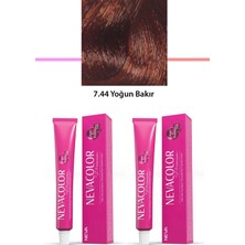 Herşey Trend 2 Li Set Premium 7.44 Yoğun Bakır - Kalıcı Krem Saç Boyası 2 x 50 G Tüp