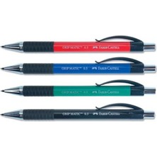 Faber-Castell Grip Matic 1318 0.5 mm Kırmızı Mekanik Kurşun Kalem Ergonomik Tasarımlı