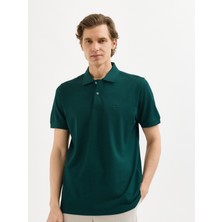 Karaca Yeşil T-Shirt-Polo Yaka Tişört