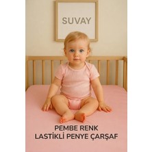 Pembe Bebek Lastikli Çarşaf %100 Pamuklu Penye Park Yatak | 60X120 | 70X110 | 70X120 | 70X130 | 70X140