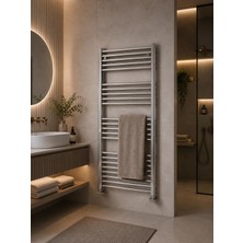 Dg Therm Krom 400X1100 15 Borulu Havlupan 40X110 cm Krom Banyo Havlupanı