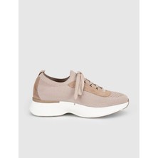 Cabani Pudra Triko Detaylı Kadın Sneaker