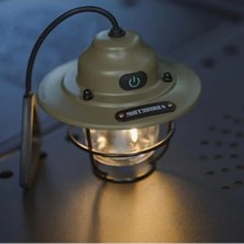 Aesco Vintage LED Kamp Lambası - Suya Dayanıklı, 4000 Mah