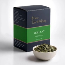 Dr. Ümit Aktaş Yeşil Çay 80 gr  Bitki Çayı Glutensiz Vegan Katkısız ve Koruyucusuz