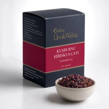 Dr. Ümit Aktaş Kuşburnu-Hibiscus Çayı 100 gr Kafeinsiz Vegan Katkısız Sağlıklı İçerik