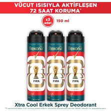 Rexona Men Erkek Sprey Deodorant Xtra Cool Limited Edition 150 ml x3
