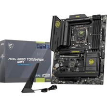 MSI Msı Mag B860 Tomahawk Wi-Fi Intel LGA1851 Ddr5 Atx Anakart Outlet