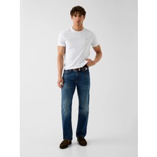 Guess Core Ekstra Dar Bisiklet Yaka Kısa Kollu Erkek Beyaz T-Shirt M6YI24K3728-G011