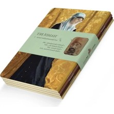 Aesco Osman Hamdi Bey 4'lü Defter Seti - A5, Çizgisiz, 256 Sayfa