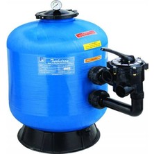 Gemaş “turbidron-Cl” Yandan Vanali - Kelepçeli̇ Havuz Kum Fi̇ltresi̇ Ø500 mm