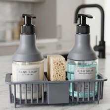 LE Paris 2’li Cam Sıvı Sabunluk Seti | El ve Bulaşık Sabunu Seti | Standlı Banyo Düzenleyici | 250 ml x 2
