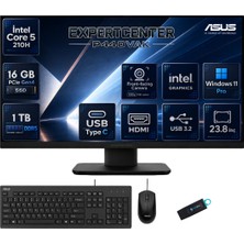 Asus Expertcenter Intel Core 5 210H 16 GB Ddr5 2 Tb SSD 23.8 Inç Full Hd Windows 11 Pro All In One Bilgisayar P440VAK-INBPCA040RNP03