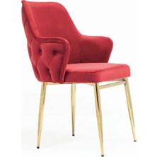 Miarik Design Yemek Odası Sandalyesi , Mutfak Sandalyesi Metal Ayaklı