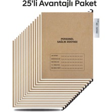 Tunakart Personel Sağlık Dosyası Ekg Zarflı 25 Adet