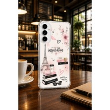 Powerfox Samsung Galaxy S24 Fe Uyumlu Cute Eyfel Baskılı Sevimli Telefon Kılıfı MK01A