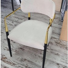 Miarik Design Yemek Odası Sandalyesi , Mutfak Sandalyesi Metal Ayaklı
