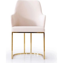 Miarik Design Yemek Odası Sandalyesi , Mutfak Sandalyesi Metal Ayaklı