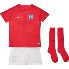 Nike England Home Shirt Word Cup 2018 Baby-Kit Ingiltere Çoraplı Bebek Forma Takımı Kırmızı