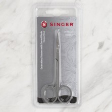 Singer Kıvrık Uçlu Nakış Makası 10287-T 4/10 cm Ölçülerinde Kullanışlı Parça