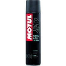 Motul E10 Shine & Go Yıkama Sonrası Hızlı Sprey Cila - Motorsiklet ve Otomobil Tüm Yüzeyler 400ML