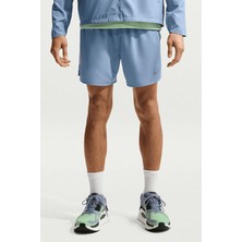 Nike Challenger Men's Dri-Fıt 5" Brief-Lined Running Shorts Erkek Slip Astarlı 5 Inç Reflektörlü Koşu Şortu Mavi