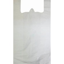 Herşey Trend Beyaz Atlet Poşet Küçük Boy 25X45 cm Takriben 110 Adet 1 kg