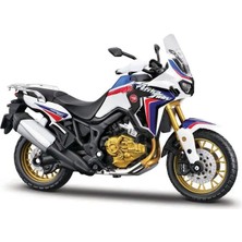 Moto Garage Honda Africa Twin Motosiklet - 1:18 Maisto Diecast