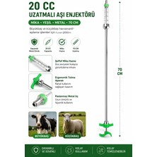 Muhtelif - 70 cm Uzatmalı 20 ml Mika Enjektör (1 Adet)