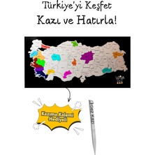 Happy Story Gez Kazı Magnet Türkiye Haritası – Kolay Kazınabilir Harita – Scratch Map – Tarvel And Scratch  –  Gezkazı