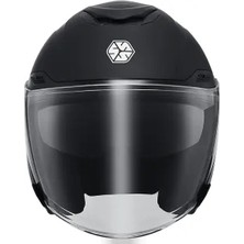 Scoyco OF-669 Mat Black Yarım Kask