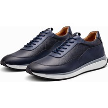 Bess Shoes Hakiki Deri Siyah Erkek Casual Ayakkabı – Ortopedik, Ultra Rahat, Kaymaz Taban, Günlük Sneaker