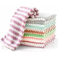Aesco Yumuşak Doku Mikrofiber Temizlik Bezi, Süper Emici, 3 Adet