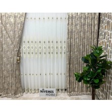 Nivemes Home Nivemeshome Bella 1/3 Pileli Tül Perde Apm
