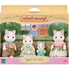 Aesco Siyah Renkli Sylvanian Families Kedi Ailesi Seti